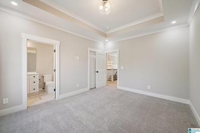 This 4BR/4.5BA w/office & unfinished basement is move-in ready on Shoal Creek Golf Course in Alabama - for sale on GolfHomes.com, golf home, golf lot