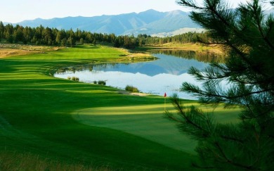 Tucked at the edge of the forest against a backdrop of manicured on Wilderness Club in Montana - for sale on GolfHomes.com, golf home, golf lot