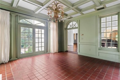 This stunning Mediterranean-style estate exudes timeless on Bobby Jones Golf Club in Georgia - for sale on GolfHomes.com, golf home, golf lot