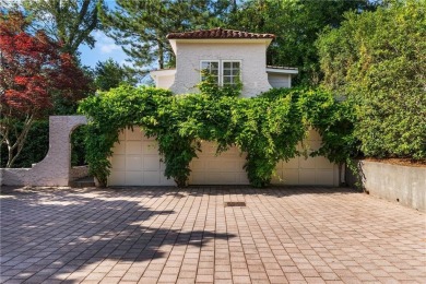 This stunning Mediterranean-style estate exudes timeless on Bobby Jones Golf Club in Georgia - for sale on GolfHomes.com, golf home, golf lot