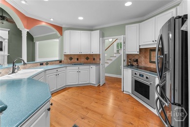 This stunning 5-BR/3.5BA custom home offers one of the best golf on Southbridge Golf Club in Georgia - for sale on GolfHomes.com, golf home, golf lot