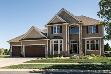 This Magnificent 2 story, 5-bedroom custom home sits on over a on Somerby Golf Club in Minnesota - for sale on GolfHomes.com, golf home, golf lot
