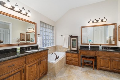 This home is perfectly situated with scenic views of the 3rd on Heritage Ranch Golf and Country Club in Texas - for sale on GolfHomes.com, golf home, golf lot