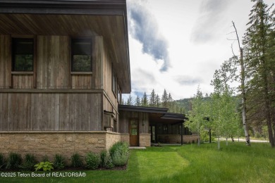 Nestled against the Bridger-Teton National Forest, 15415 Tall on Snake River Sporting Club in Wyoming - for sale on GolfHomes.com, golf home, golf lot