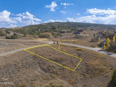 Flat 1/ 2 acre home site with huge views and easy build.  This on Headwaters Golf Course At Granby Ranch in Colorado - for sale on GolfHomes.com, golf home, golf lot