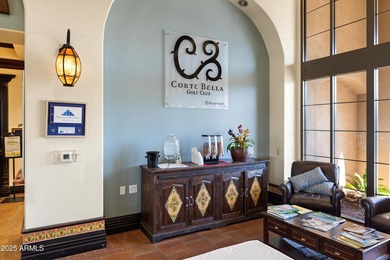 This favored Encanto model is located within walking distance of on Corte Bella Golf Club in Arizona - for sale on GolfHomes.com, golf home, golf lot