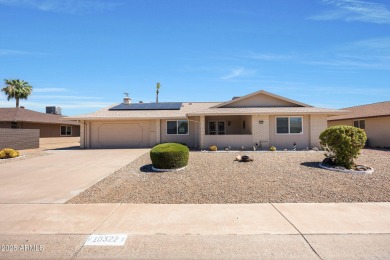 Stop By And View This Expanded Coconino Model Home On Hole on Sun City Lakes West and East in Arizona - for sale on GolfHomes.com, golf home, golf lot