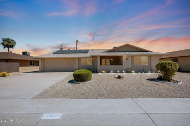 Stop By And View This Expanded Coconino Model Home On Hole on Sun City Lakes West and East in Arizona - for sale on GolfHomes.com, golf home, golf lot