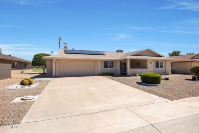 Stop By And View This Expanded Coconino Model Home On Hole on Sun City Lakes West and East in Arizona - for sale on GolfHomes.com, golf home, golf lot