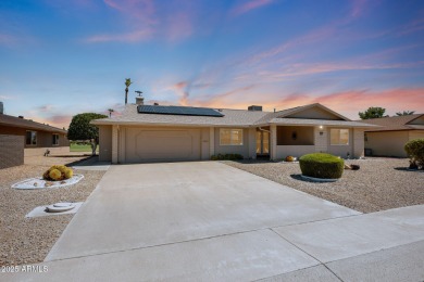 Stop By And View This Expanded Coconino Model Home On Hole on Sun City Lakes West and East in Arizona - for sale on GolfHomes.com, golf home, golf lot