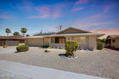 Stop By And View This Expanded Coconino Model Home On Hole on Sun City Lakes West and East in Arizona - for sale on GolfHomes.com, golf home, golf lot
