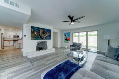 Terrific on-trend fully remodeled single level 2 bdrm/2 bath on Scottsdale Shadows in Arizona - for sale on GolfHomes.com, golf home, golf lot