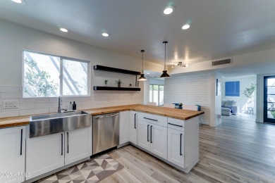 Terrific on-trend fully remodeled single level 2 bdrm/2 bath on Scottsdale Shadows in Arizona - for sale on GolfHomes.com, golf home, golf lot
