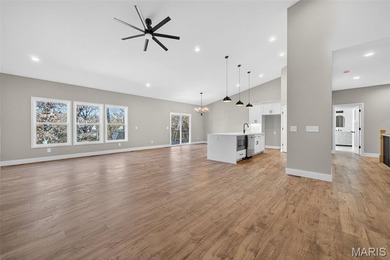 Custom-built new construction ranch nestled in a coveted gated on Incline Village Golf Course in Missouri - for sale on GolfHomes.com, golf home, golf lot