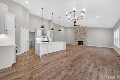 Custom-built new construction ranch nestled in a coveted gated on Incline Village Golf Course in Missouri - for sale on GolfHomes.com, golf home, golf lot