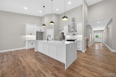 Custom-built new construction ranch nestled in a coveted gated on Incline Village Golf Course in Missouri - for sale on GolfHomes.com, golf home, golf lot