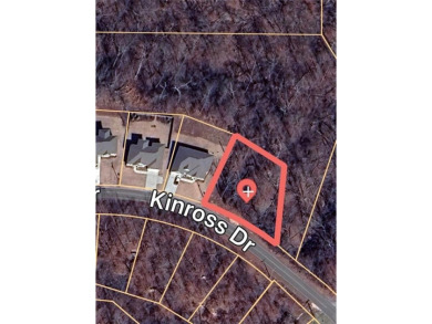 Nearly half an acre of land available on Kinross Drive, already on Bella Vista Country Club - Highlands in Arkansas - for sale on GolfHomes.com, golf home, golf lot