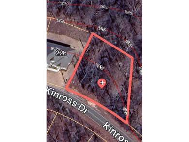 Nearly half an acre of land available on Kinross Drive, already on Bella Vista Country Club - Highlands in Arkansas - for sale on GolfHomes.com, golf home, golf lot