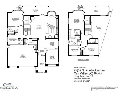 Located in a private setting, this spacious home backs to on El Conquistador Country Club - Conquistador in Arizona - for sale on GolfHomes.com, golf home, golf lot