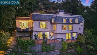 Perched above the 5th Fairway of Orinda Country Club, this on Orinda Country Club in California - for sale on GolfHomes.com, golf home, golf lot