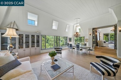 Perched above the 5th Fairway of Orinda Country Club, this on Orinda Country Club in California - for sale on GolfHomes.com, golf home, golf lot