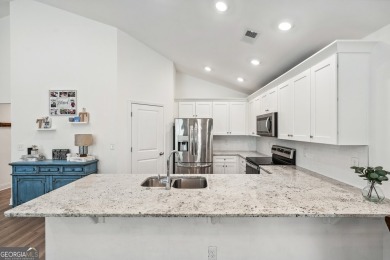 Ready to call this recently built home in Lake Arrowhead on The Highlands Course at Lake Arrowhead in Georgia - for sale on GolfHomes.com, golf home, golf lot