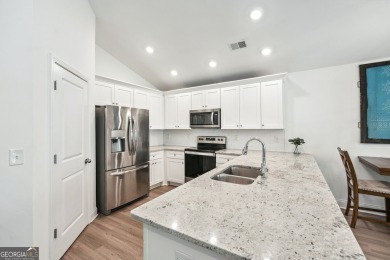 Ready to call this recently built home in Lake Arrowhead on The Highlands Course at Lake Arrowhead in Georgia - for sale on GolfHomes.com, golf home, golf lot