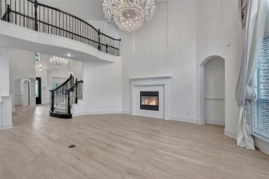 Elegant European style two story home on Lantana Golf course on Lantana Golf Club in Texas - for sale on GolfHomes.com, golf home, golf lot