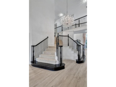 Elegant European style two story home on Lantana Golf course on Lantana Golf Club in Texas - for sale on GolfHomes.com, golf home, golf lot