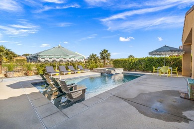 Sun, style, and resort living come together in this exceptional on Desert Princess Country Club in California - for sale on GolfHomes.com, golf home, golf lot