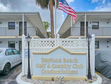 Step into this delightful one-bedroom second-floor condo, where on Daytona Beach Golf Club in Florida - for sale on GolfHomes.com, golf home, golf lot