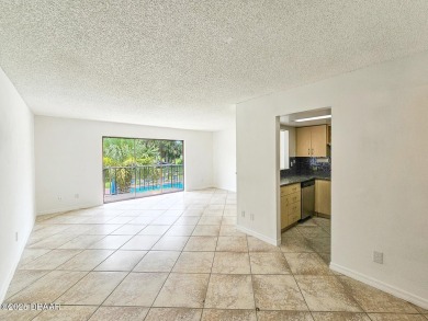 Step into this delightful one-bedroom second-floor condo, where on Daytona Beach Golf Club in Florida - for sale on GolfHomes.com, golf home, golf lot
