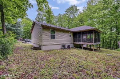 This easy living ranch style home, built in 2013, features wide on The Hideout Golf in Pennsylvania - for sale on GolfHomes.com, golf home, golf lot