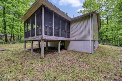 This easy living ranch style home, built in 2013, features wide on The Hideout Golf in Pennsylvania - for sale on GolfHomes.com, golf home, golf lot