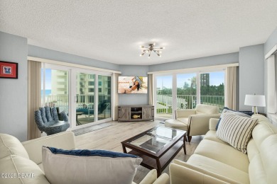 COME HOME TO THIS ELEGANTLY MODERN TAKE ON RELAXED BEACHFRONT on Oceans Golf Club in Florida - for sale on GolfHomes.com, golf home, golf lot
