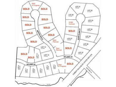 This prime lot in the new TRAIL RIDGE subdivision offers the on Bella Vista Country Club - Kingswood in Arkansas - for sale on GolfHomes.com, golf home, golf lot