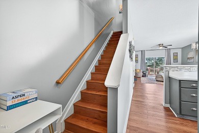 Welcome to 5351 Cog Hill Court, a rare end-unit townhome in the on Hedingham Golf and Athletic Club in North Carolina - for sale on GolfHomes.com, golf home, golf lot