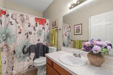 This well-maintained townhome offers elevated golf course and on Desert Hills Golf Club of Green Valley in Arizona - for sale on GolfHomes.com, golf home, golf lot