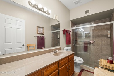 This well-maintained townhome offers elevated golf course and on Desert Hills Golf Club of Green Valley in Arizona - for sale on GolfHomes.com, golf home, golf lot