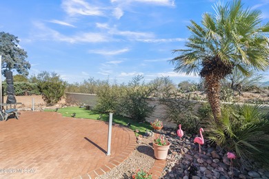 This well-maintained townhome offers elevated golf course and on Desert Hills Golf Club of Green Valley in Arizona - for sale on GolfHomes.com, golf home, golf lot
