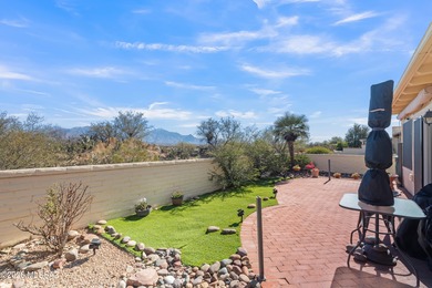 This well-maintained townhome offers elevated golf course and on Desert Hills Golf Club of Green Valley in Arizona - for sale on GolfHomes.com, golf home, golf lot
