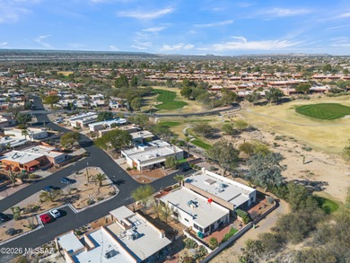 This well-maintained townhome offers elevated golf course and on Desert Hills Golf Club of Green Valley in Arizona - for sale on GolfHomes.com, golf home, golf lot