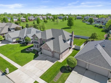 Picture Perfect Home, brick and stone 2 story, located in the on Woodbine Golf Course in Illinois - for sale on GolfHomes.com, golf home, golf lot