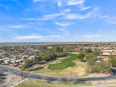 This well-maintained townhome offers elevated golf course and on Desert Hills Golf Club of Green Valley in Arizona - for sale on GolfHomes.com, golf home, golf lot