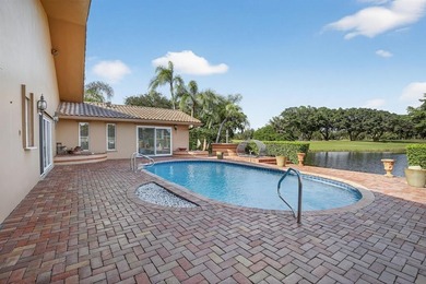 RARELY AVAILABLE POOL, LAKE  and GOLF COURSE views from this on Jacaranda Golf Club in Florida - for sale on GolfHomes.com, golf home, golf lot