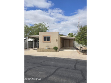 Nice 2bd 2ba home with workshop/storage in Tucson Estates 55+ on Tucson Estates Golf Course in Arizona - for sale on GolfHomes.com, golf home, golf lot