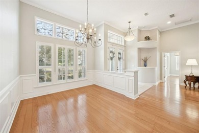 Discover an elegant retreat nestled on a quiet cul-de-sac street on Golf Club At North Hampton in Florida - for sale on GolfHomes.com, golf home, golf lot