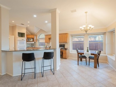 New roof, HVAC, dishwasher & updated windows make this one-story on Oakmont Country Club in Texas - for sale on GolfHomes.com, golf home, golf lot