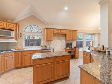 New roof, HVAC, dishwasher & updated windows make this one-story on Oakmont Country Club in Texas - for sale on GolfHomes.com, golf home, golf lot