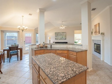 New roof, HVAC, dishwasher & updated windows make this one-story on Oakmont Country Club in Texas - for sale on GolfHomes.com, golf home, golf lot